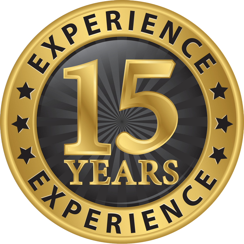+15 Years Experience